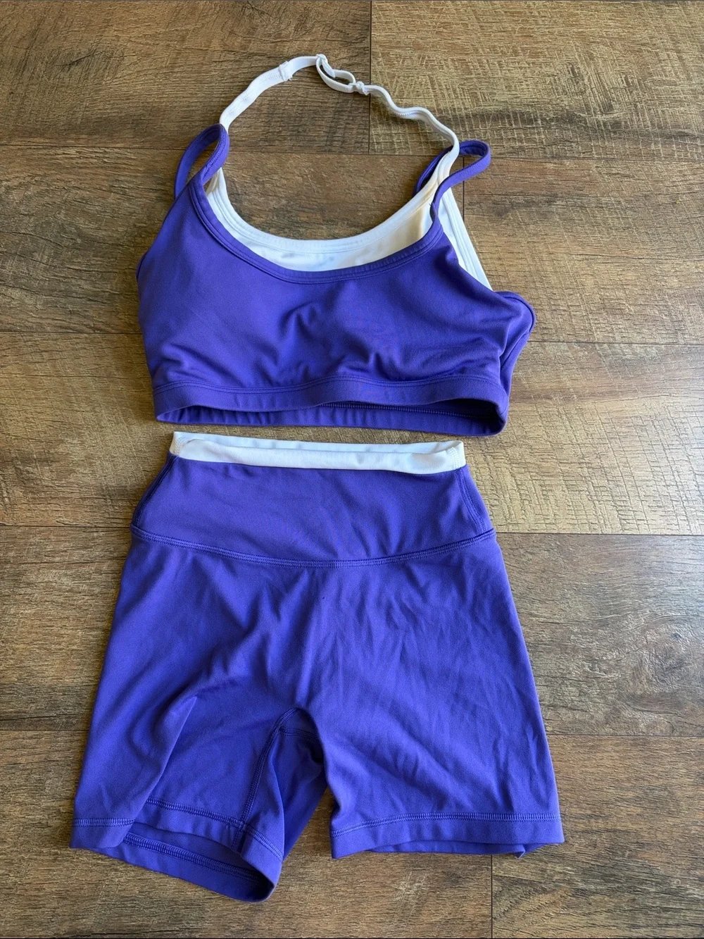PARAGON Purple Active Set with White Trim